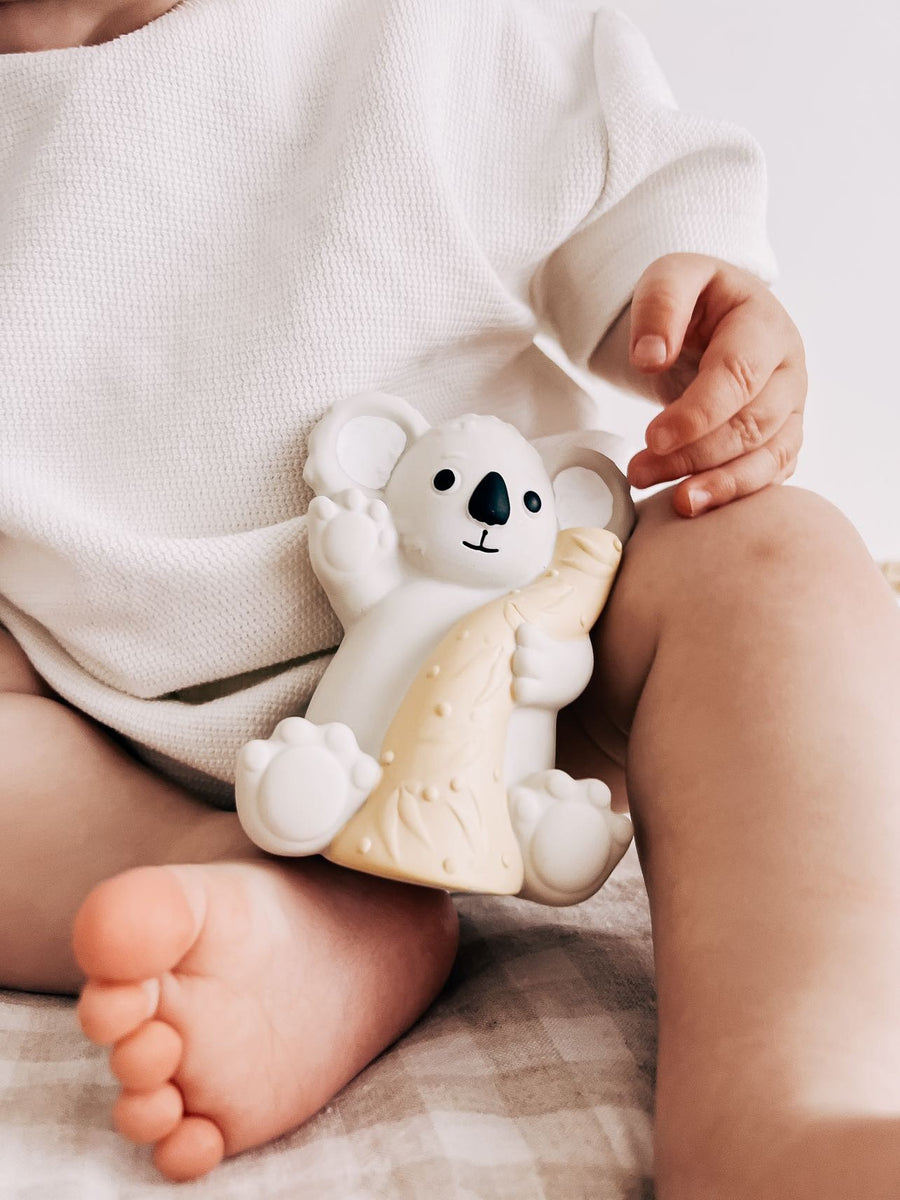 Australian Koala natural rubber teethers and bath toys Winnie Parkes